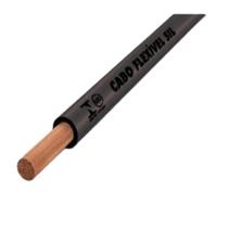 Cabo Flexível 10mm Preto - 1 Metro