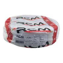Cabo Flexível 1,50MM 750V Branco Rolo Com 100M RCM