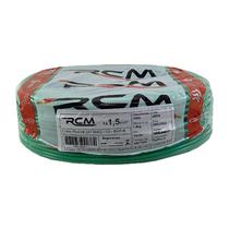 Cabo Flexível 1,50MM 750V Verde Rolo Com 100M RCM Cabo Flexível 1,50MM 750V Verde Rolo Com 100M RCM