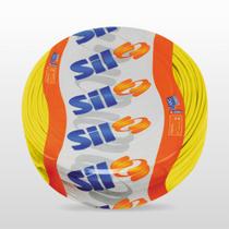 Cabo Flexível 1,50mm Rolo 100m Amarelo Sil - SIL FIOS E CABOS Cabo Flexível 1,50mm Rolo 100m Amarelo Sil - SIL FIOS E CABOS