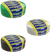 Cabo Flexível 1,50mm² Amarelo 100 Metros Cobrecom Cabo Flexível 1,50mm² Amarelo 100 Metros Cobrecom