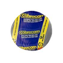 Cabo flexível 1,50mm² cinza rolo 100m cobrecom