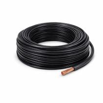 Cabo Flexível 1,5mm² Preto 750V Cobrecom Fio Elétrico 10m 20m 50m 100m TAMANHO:50 Metros