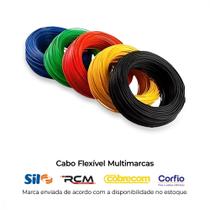 Cabo Flexível 2,50mm 750V Verde/Amarelo Rolo Com 100 Metros - Multimarcas