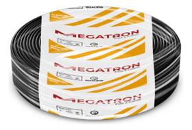 Cabo Flexível 2,5mm X 100m 750v Megatron Preto Cabo Flexível 2,5mm X 100m 750v Megatron Preto