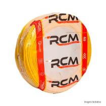 Cabo Flexível 4,00Mm 100 Metros Amarelo Rcm