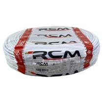 Cabo Flexível 6,00MM 750V Branco Rolo Com 100M RCM Cabo Flexível 6,00MM 750V Branco Rolo Com 100M RCM