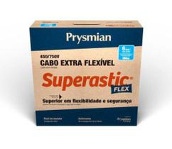 Cabo Flexivel 6,00mm Verde 750V 100 Metros Surperastic Prysmian