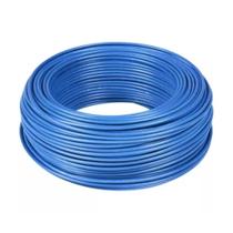 Cabo Flexivel 6,0mm 750v Rolo Com 100 Metros Azul Cabo Flexivel 6,0mm 750v Rolo Com 100 Metros Azul