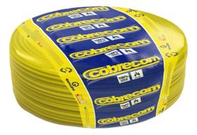 Cabo Flexível 750v 1,50mm Amarelo Rolo 100m - Cobrecom Amarelo Cabo Flexível 750v 1,50mm Amarelo Rolo 100m - Cobrecom Amarelo