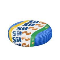 Cabo Flexível 750V 1,50Mm Azul Rolo Com 100 Metros Sil Cabo Flexível 750V 1,50Mm Azul Rolo Com 100 Metros Sil