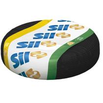 Cabo Flexivel 750V 16.00 100M Preto Sil Cabo Flexivel 750V 16.00 100M Preto Sil