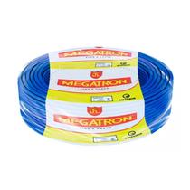 Cabo Flexível 750V 2,50mm 100m Azul Megatron Alta Qualidade Cabo Flexível 750V 2,50mm 100m Azul Megatron Alta Qualidade