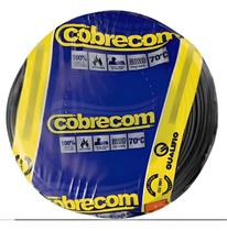 Cabo Flexível 750v 2,50mm Rolo 100 Metros Cobrecom - Preto Preto Cabo Flexível 750v 2,50mm Rolo 100 Metros Cobrecom - Preto Preto