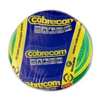 Cabo Flexível 750v 25,0mm Verde/Amarelo 100 Metros Cobrecom Cabo Flexível 750v 25,0mm Verde/Amarelo 100 Metros Cobrecom