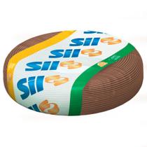 Cabo Flexível 750v 4mm Marrom Rolo 100Mt Sil/Corfio