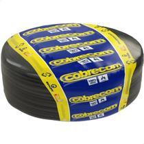Cabo Flexível 750v 4mm Rolo Com 100 Metros Cobrecom - Preto Preto Cabo Flexível 750v 4mm Rolo Com 100 Metros Cobrecom - Preto Preto