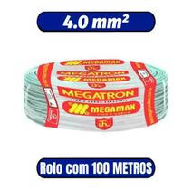 Cabo Flexivel 750v 4mm VERDE - Megatron (rolo Com 100 Metros)