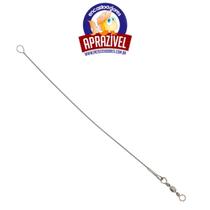 Cabo flexivel aprazivel c/ girador e engate rapido 15cm