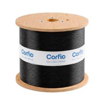 Cabo flexivel corfio 1,5mmx1600m bobina 750v preto