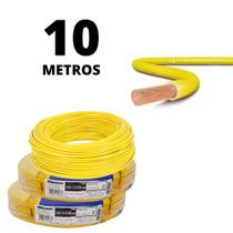 Cabo Flexível De Alta Qualidade Amarelo De 1,5mm 10 Metros