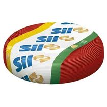 Cabo Flexível Elétrico Fio 16mm Vermelho Rolo 100 Metros Sil Cabo Flexível Elétrico Fio 16mm Vermelho Rolo 100 Metros Sil