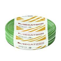 Cabo Flexível Megatron 10MMx100M Rolo 750V Verde Cabo Flexível Megatron 10MMx100M Rolo 750V Verde