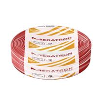 Cabo Flexível Megatron 10MMx100M Rolo 750V Vermelho Cabo Flexível Megatron 10MMx100M Rolo 750V Vermelho