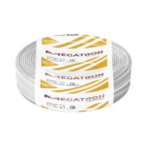 Cabo Flexível Megatron 2,5MMx100M Rolo 750V Branco Cabo Flexível Megatron 2,5MMx100M Rolo 750V Branco