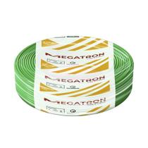 Cabo Flexível Megatron 4mm x 100m Rolo 750V Verde