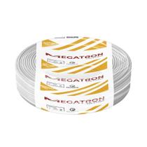 Cabo Flexível Megatron 6MMx100M Rolo 750V Branco Cabo Flexível Megatron 6MMx100M Rolo 750V Branco