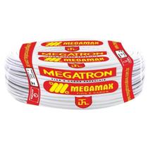 Cabo Flexível Megatron 750v 4,00mm Branco Rolo 50 Metros