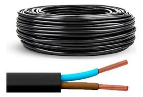 Cabo Flexível Nambei 2x1,5mm 20 Metros Preto Preto 20m Cabo Flexível Nambei 2x1,5mm 20 Metros Preto Preto 20m