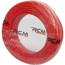 Cabo Flexível Rcm 4,00Mm Vermelho 100 Metros