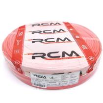 Cabo Flexivel Rcm 6,0Mm Vermelho 100 Metros