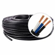 Cabo Flexível Reforçado PP 3x1,5mm Rolo com 10 Metros PT Cabo Flexível Reforçado PP 3x1,5mm Rolo com 10 Metros PT