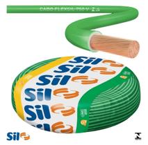 Cabo Flexível Sil 4,0mm 50MT Verde