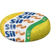 Cabo Flexsil De Cobre 4mm 750 Volts Amarelo Com 100 Metros - Am - Sil Cabo Flexivel Amarelo 750v 4,00mm 100m Sil Cabo Flexsil De Cobre 4mm 750 Volts Amarelo Com 100 Metros - Am - Sil Cabo Flexivel Amarelo 750v 4,00mm 100m Sil