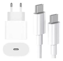 Cabo + Fonte Usb-c compativel com iPhone 15 15plus 15pro 15promax Jet -681cc
