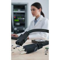 Cabo Força Tripolar 20A 2,50mm² 1,80m NBR Plug 20A Cabo Força Tripolar 20A 2,50mm² 1,80m NBR Plug 20A