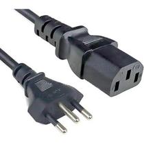 Cabo Forca Tripolar P/ Fonte Monitor Pc 1,5 M Padrão Inmetro
