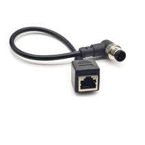 Cabo FOWIUNYE M12 macho de 4 pinos para RJ45 0,5 m para bicicletas elétricas