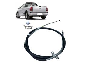 Cabo Freio de Mão Saveiro Lado Esquerdo G5 Original 2010 2011 2012 2013 2014 VOLKSWAGEN ORIGINAL Cabo Freio de Mão Saveiro Lado Esquerdo G5 Original 2010 2011 2012 2013 2014 VOLKSWAGEN ORIGINAL
