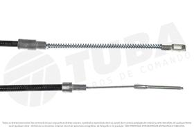 Cabo Freio Mão Kombi Diesel TUB5129 Cabo Freio Mão Kombi Diesel TUB5129