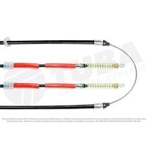 CABO FREIO TRASEIRO para ELBA 1.3/1.5/1.6 8V85/91/ FIORINO