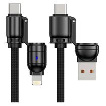 Cabo G-Tide Bullet Power WC155-5 USB/USB-C/Lightning 1.5 Metros - Preto