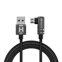 Cabo Gamer Em L 90 Graus Carregador Usb Turbo e Dados 3.0a