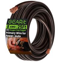 Cabo GEARit 8 AWG OFC Cobre 7,6m Preto