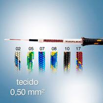 Cabo Guitarra Cobertura Tecido 0.50 Mm² 3 metros Cabo Guitarra Cobertura Tecido 0.50 Mm² 3 metros