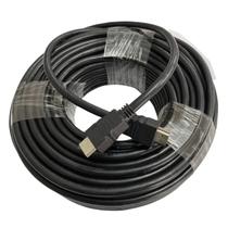 Cabo H.D.M.I Emborrachado Blindado v1.4 HDTV Full HD 1080 Preto - 1 Unidade (Escolha a Metragem)
